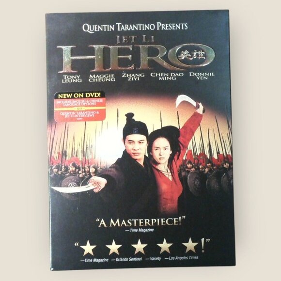 Jet Li Hero DVD Quentin Tarantino Presents Action Martial Arts Epic New Sealed - Picture 1 of 3